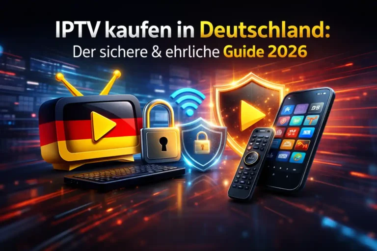 Mann entspannt vor dem Fernseher beim sicherem IPTV kaufen und einrichten